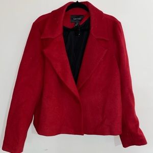 BRAND NEW| Karen Kane | Wool Red Bomber
